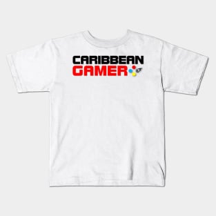 Caribbean Gamer Red and Black Official Logo Kids T-Shirt